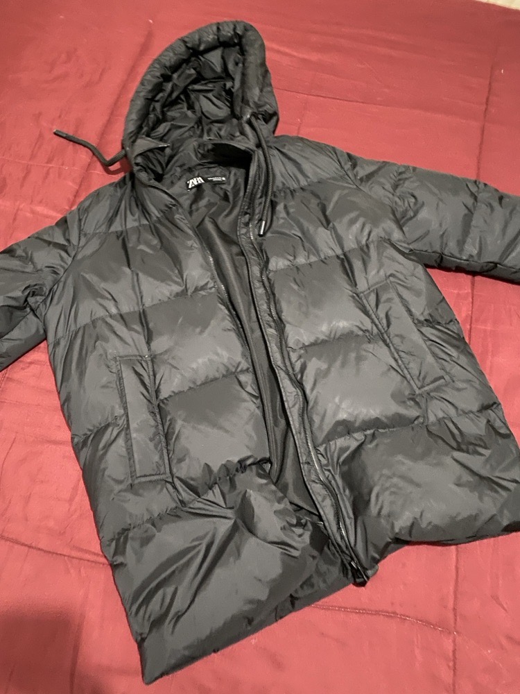 Manteau noir zara etat neuf taille m 