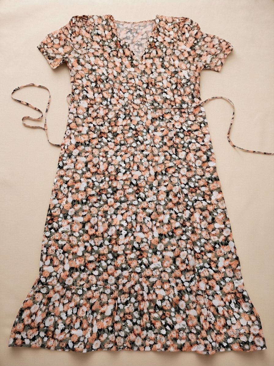 Robe longue fleurie