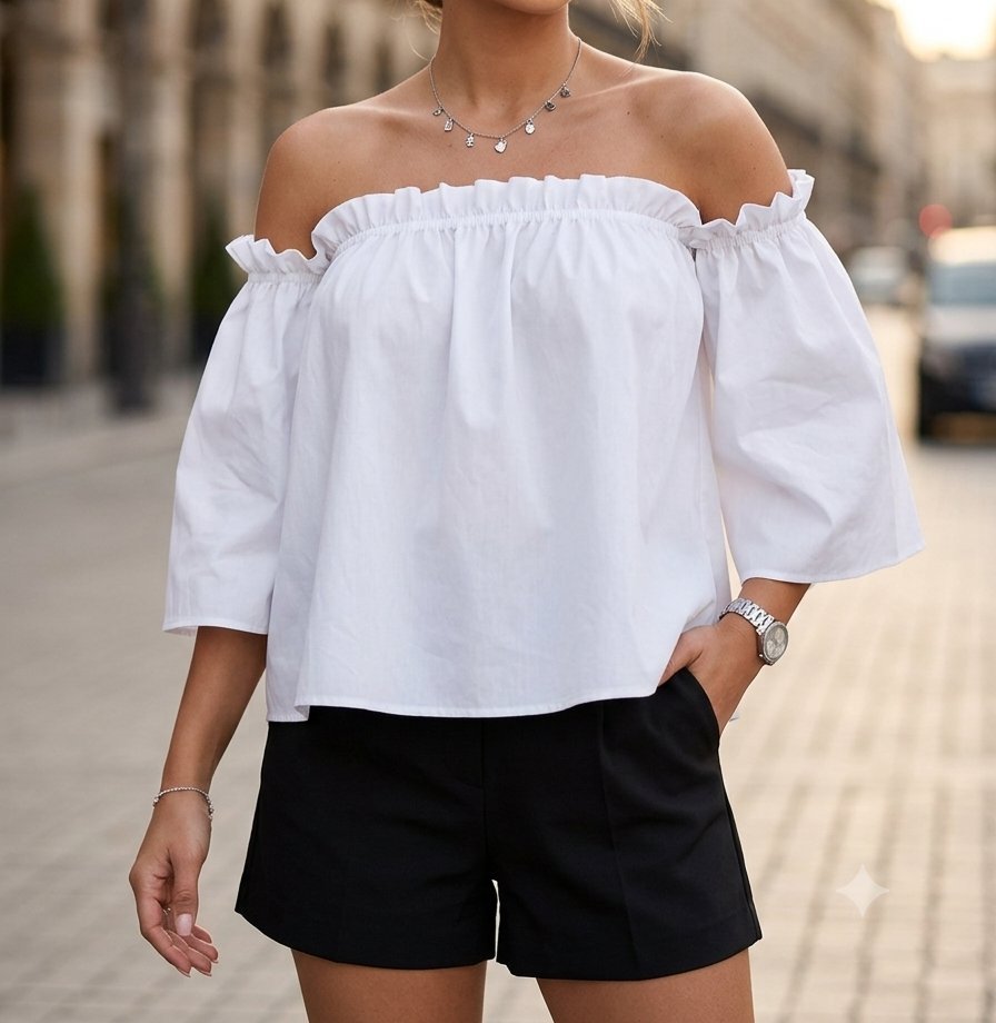 Top off-shoulder 🤍