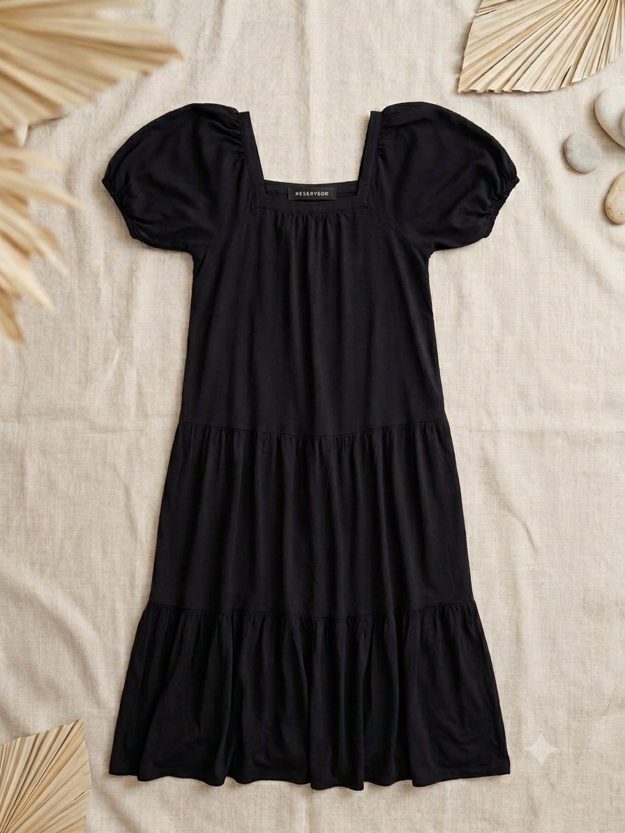 Robe longue noire