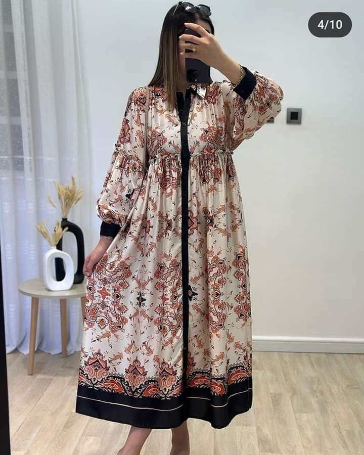 robe effet satiné
