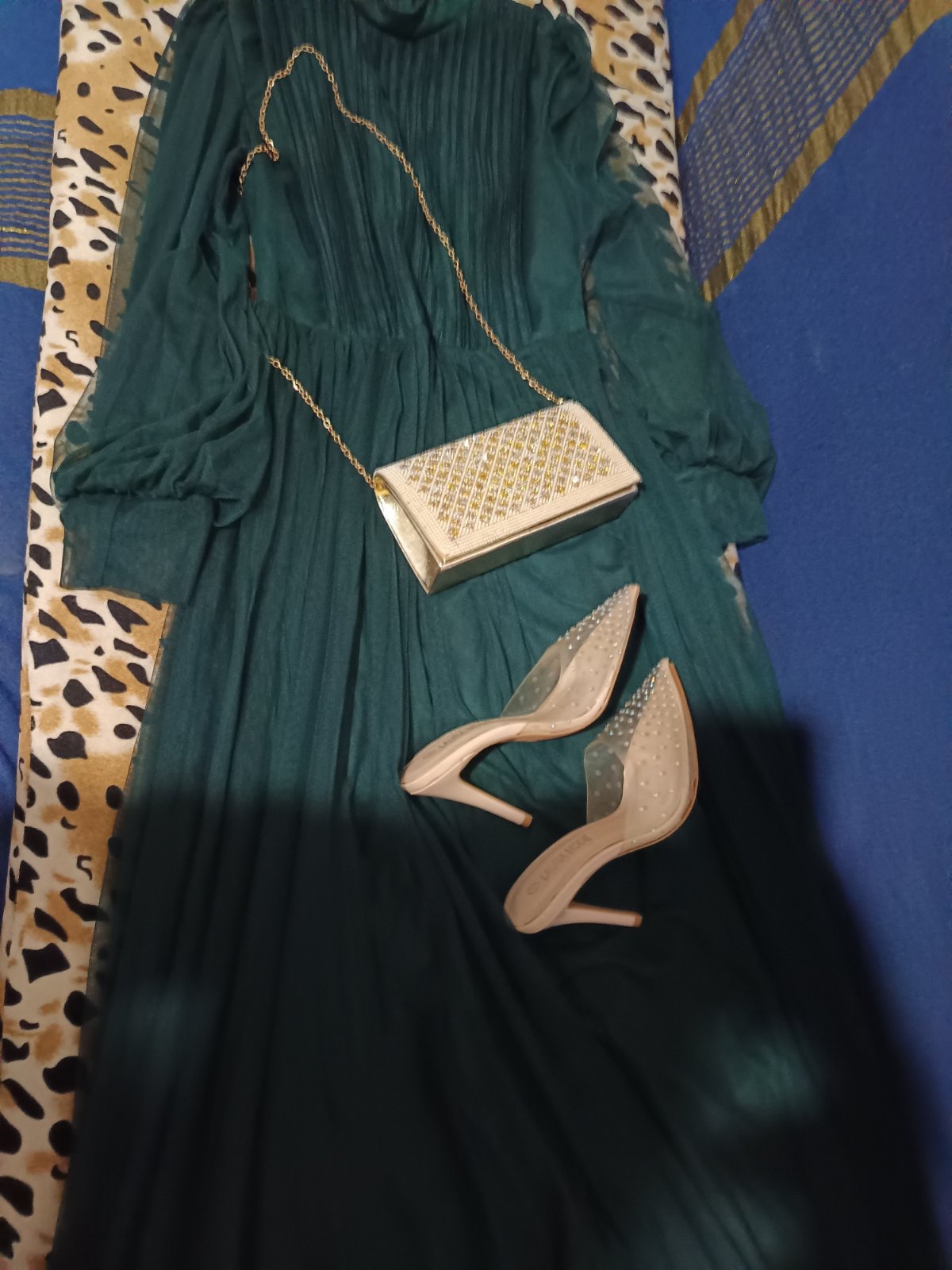 Robe vert foncée 