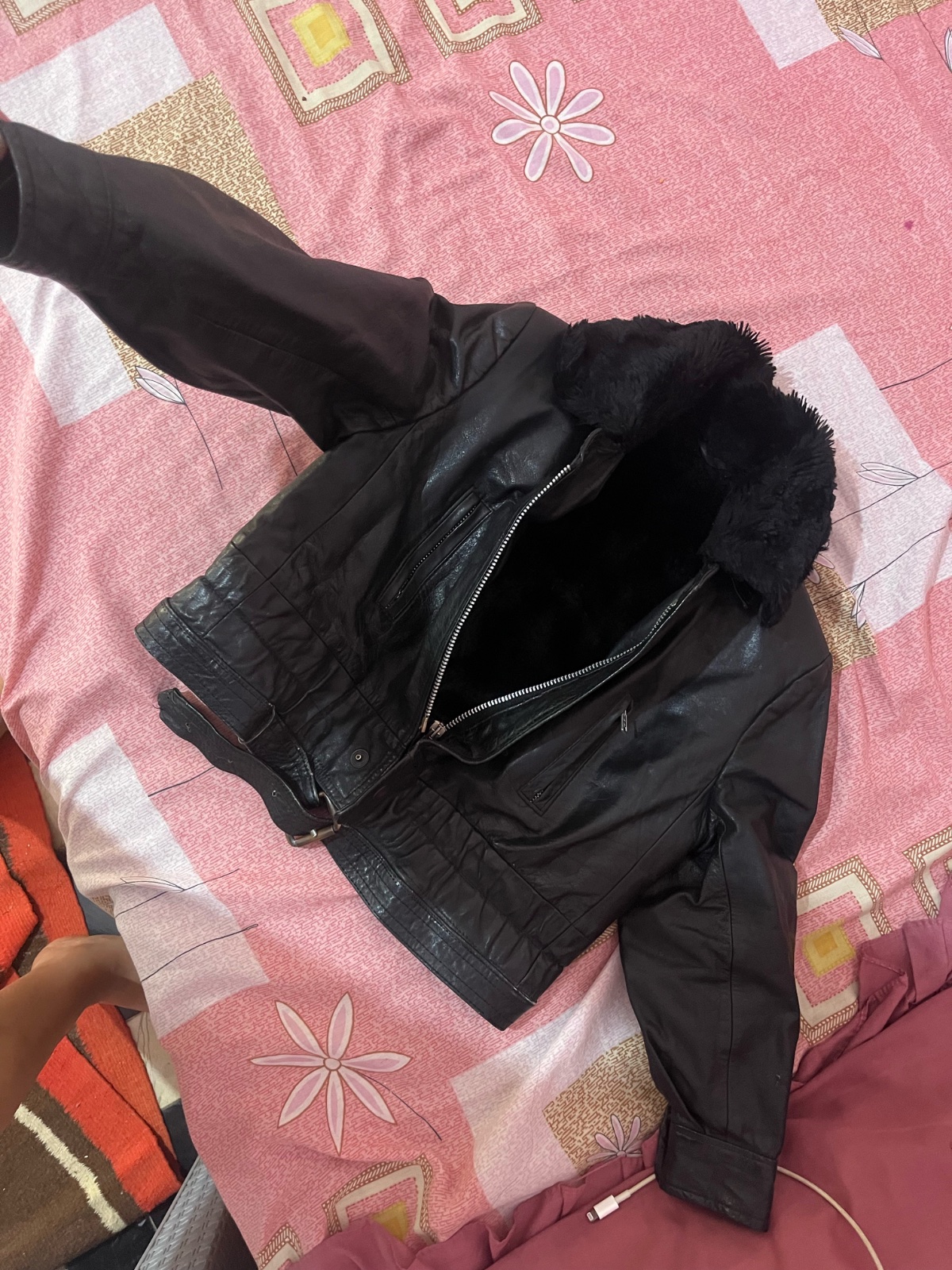 Veste cuire pour enfant