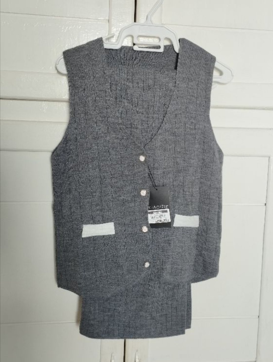 Ensemble en laine - pantalon & gilet