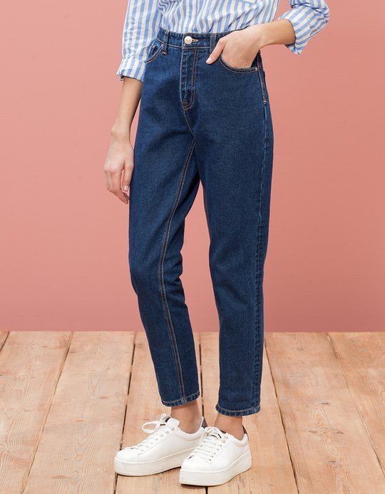 Pantalon jeans foncé 