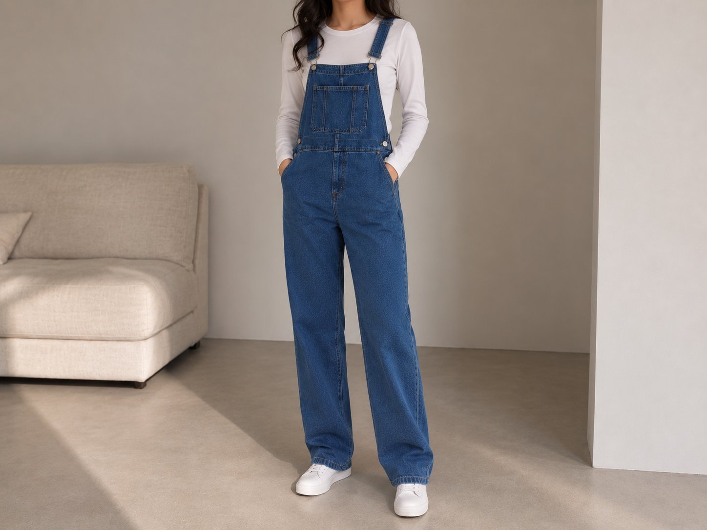 Salopette en jean 