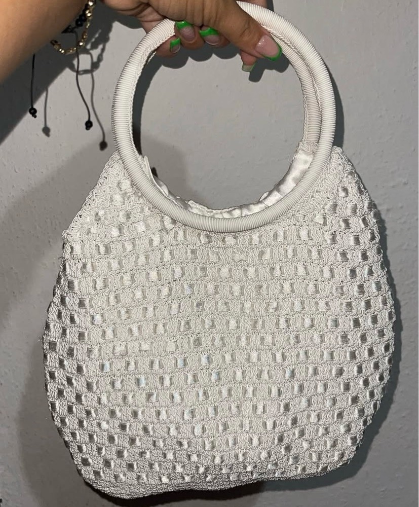 Sac couffin en crochet tendance