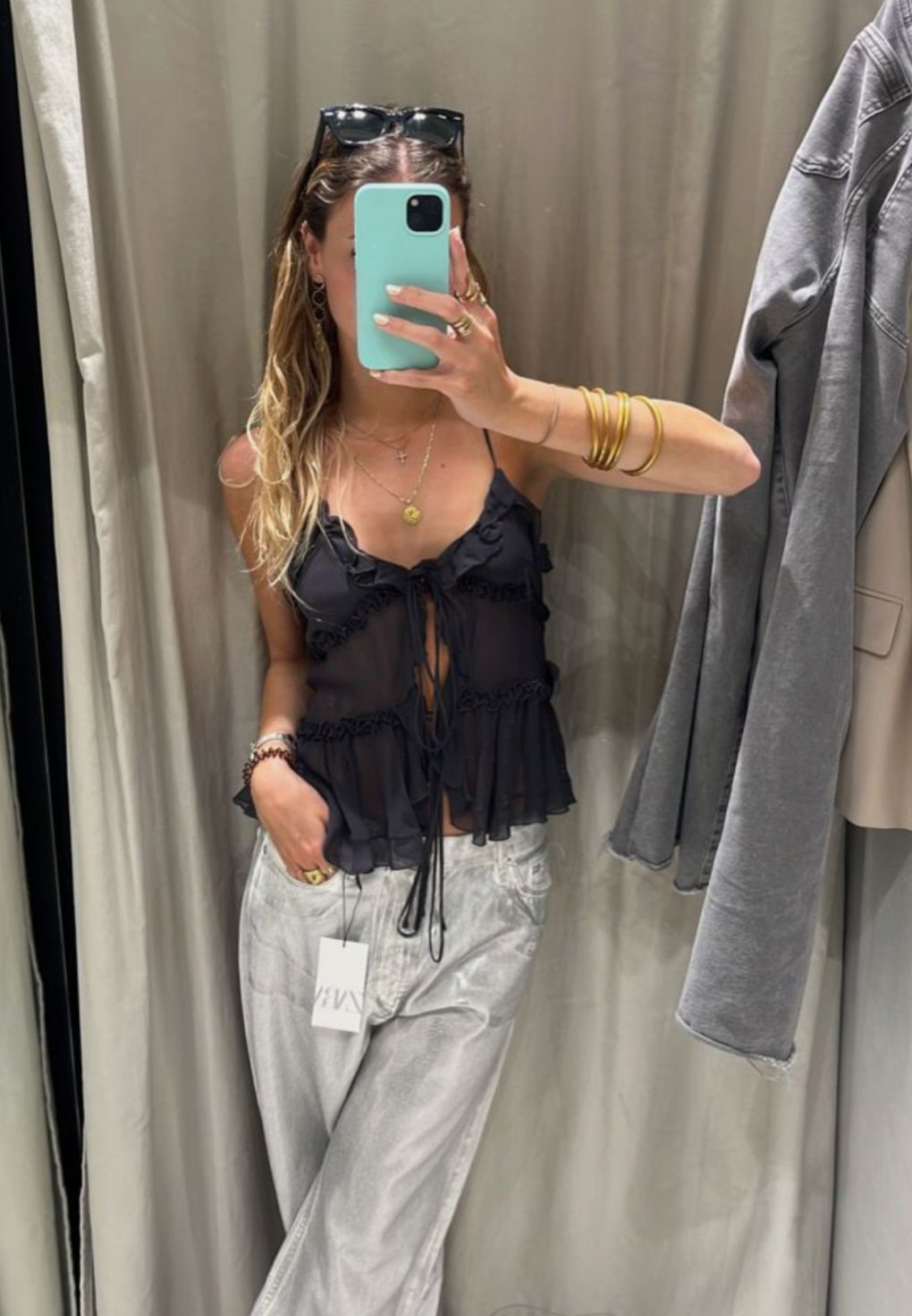Ruffled top