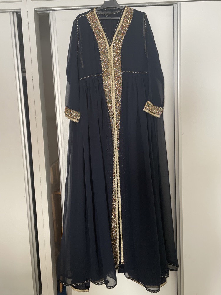 Kaftan bleu nuit 