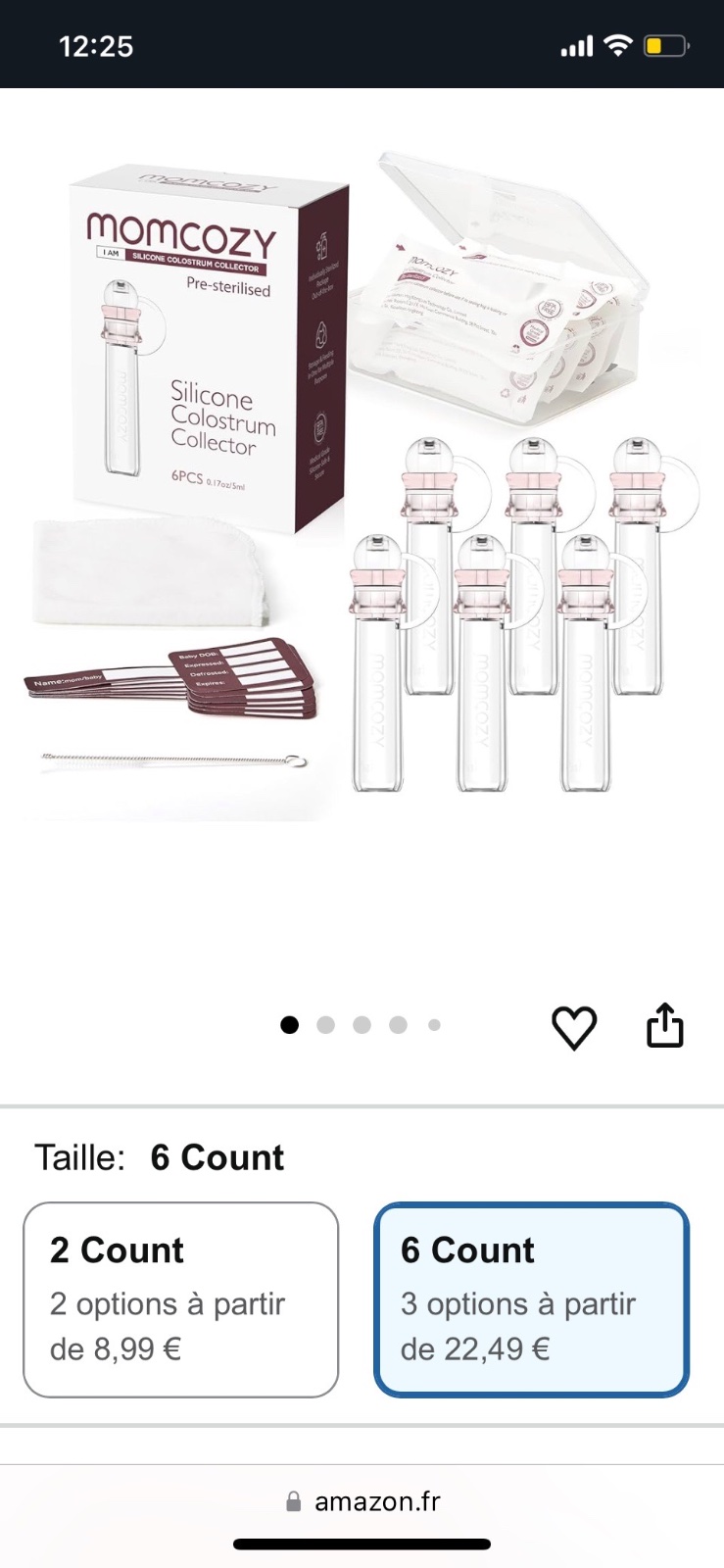 Collecteur colustrum momcozy