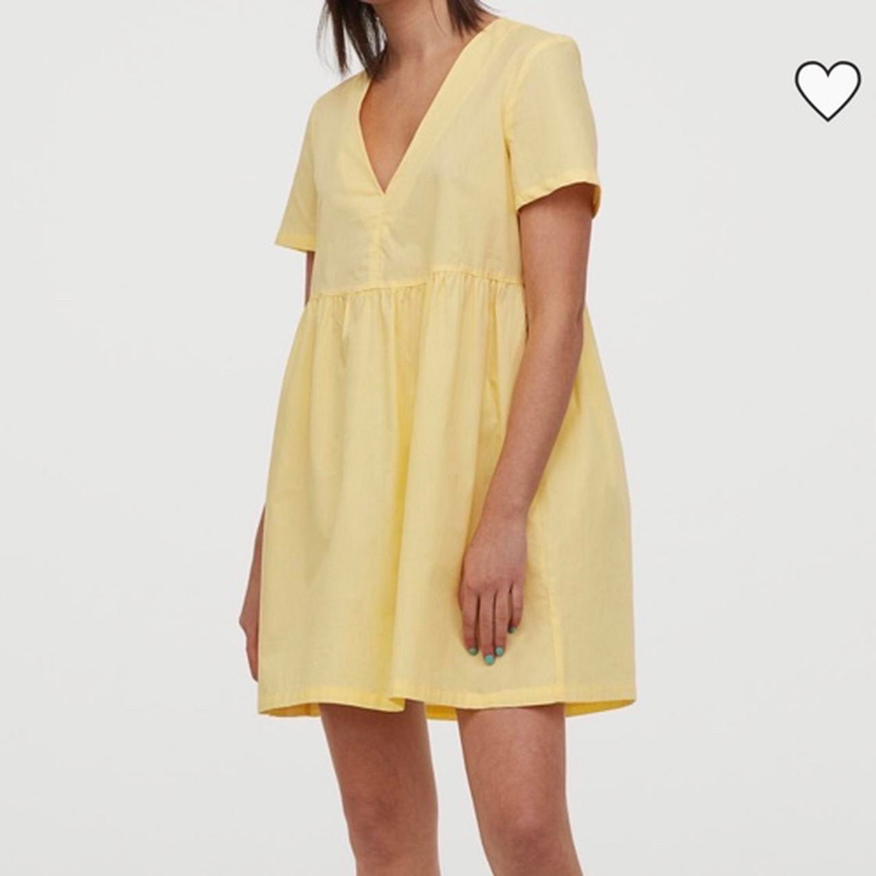 Robe jaune cotton 🧈