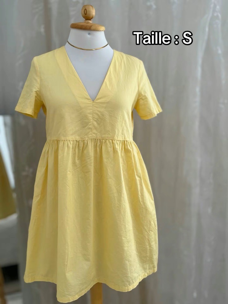 Butter yellow dress