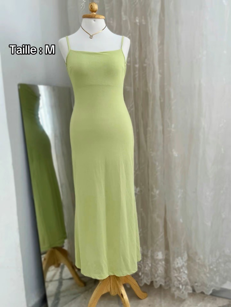 Robe vert pastel
