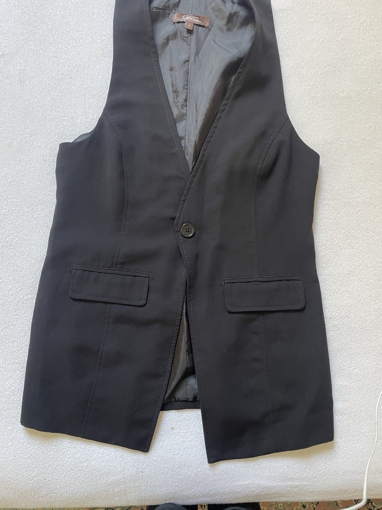 veste blazer sans manches