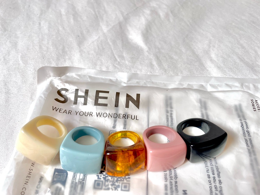 Rings bagues tendance shein