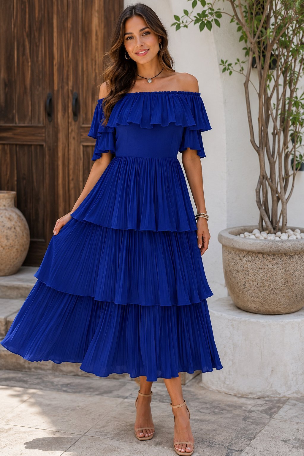 Robe bleu