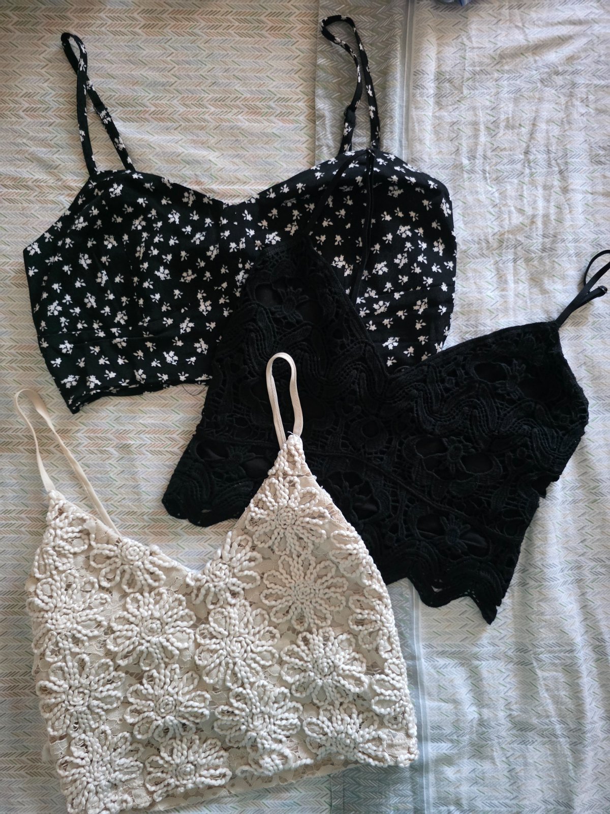 Trio de crop top 