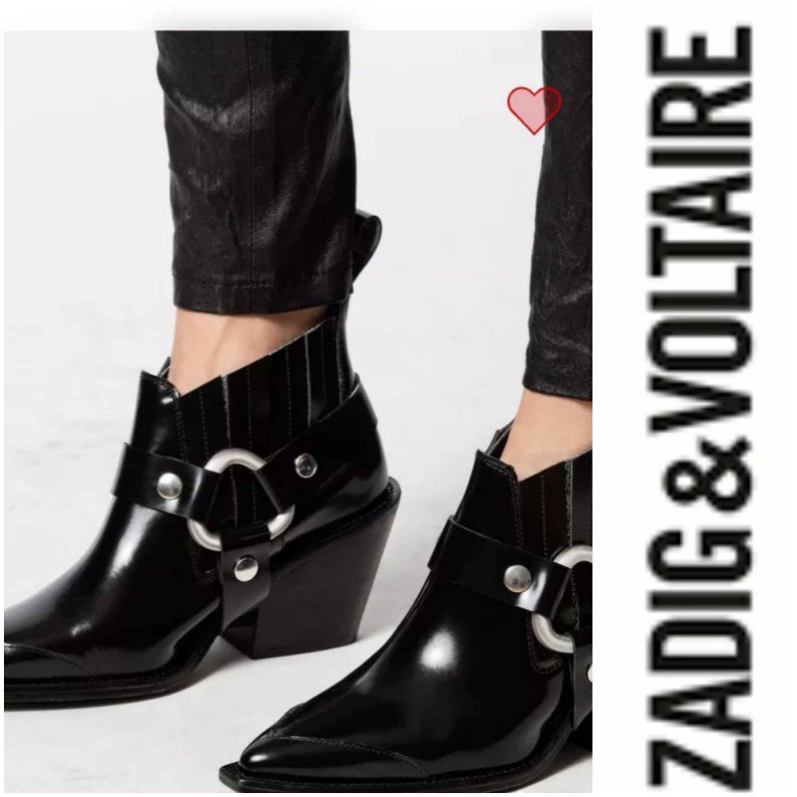 Bottines cowboy zadig et voltaire