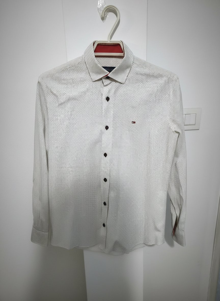 Chemise Tommy Hilfiger Slim Fit – Taille S – Blanche