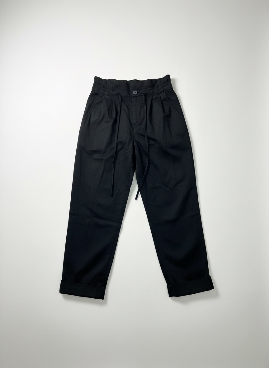 Pantalon Noir Bershka