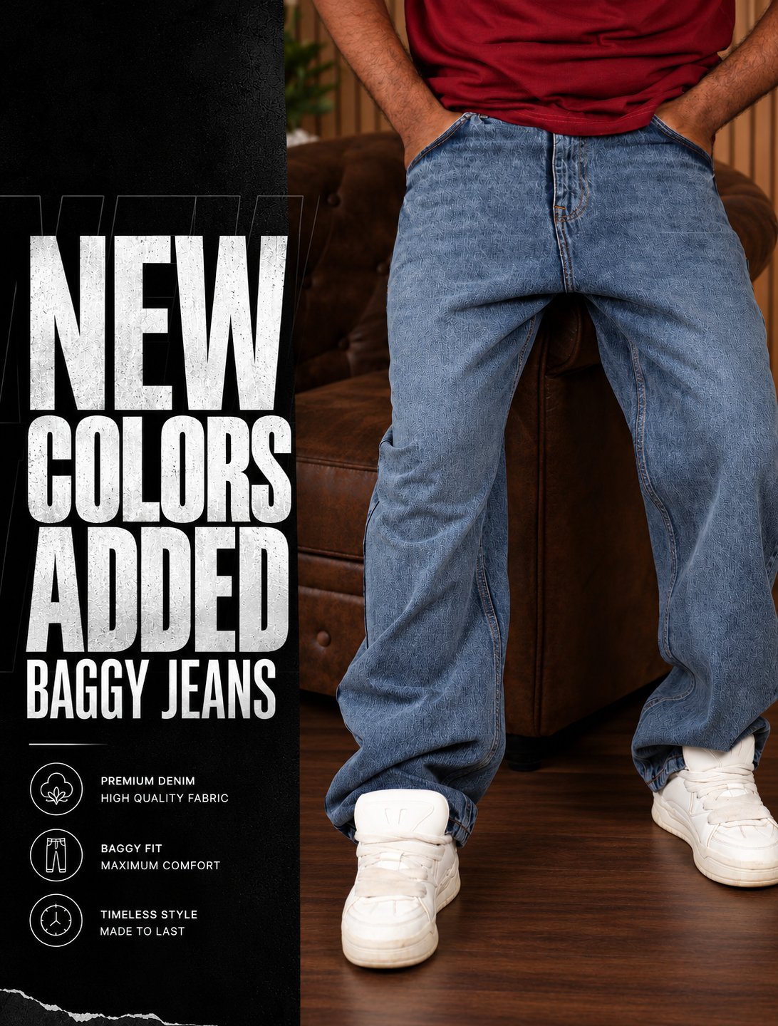 Straight Baggy Jeans 