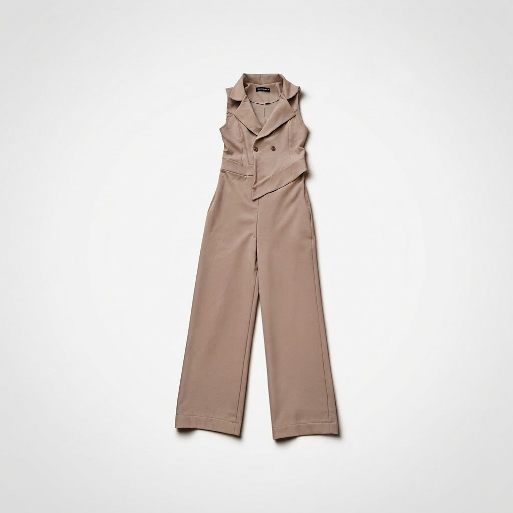 Combinaison pantalon beige
