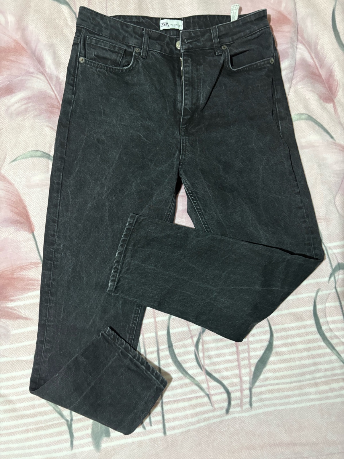 LotJeans mom fit noir zara t42