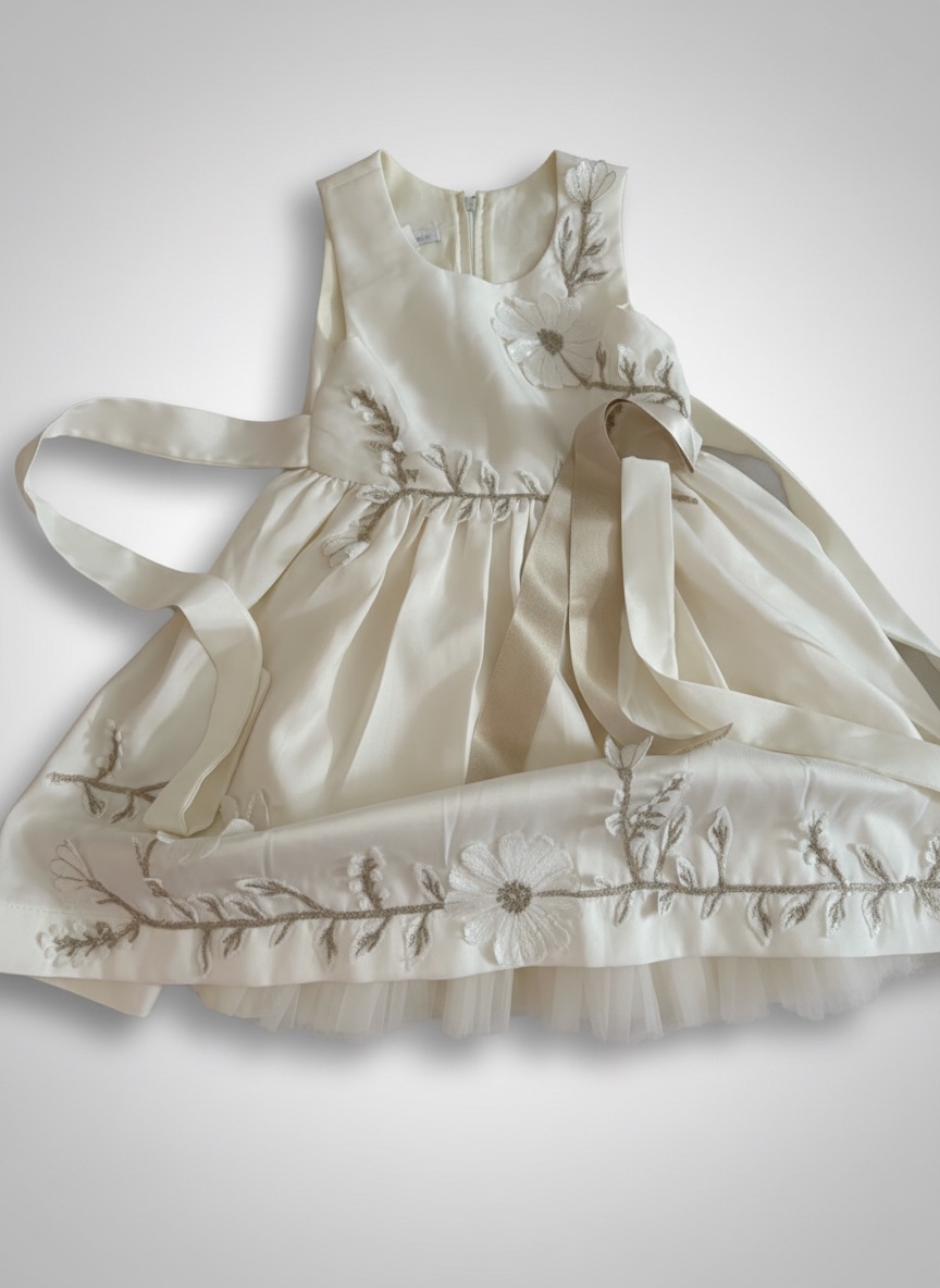 Robe fillette 6 ans + pull gratuit
