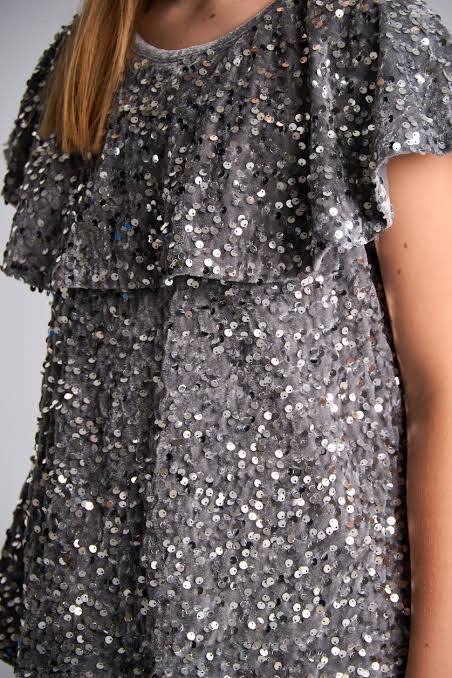 Robe neuve sequin fillette 13-14ans