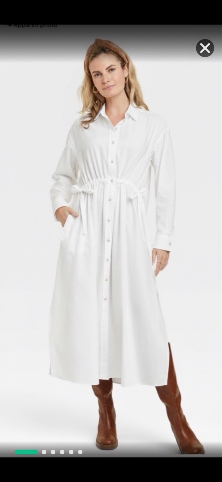 Robe blanche t38
