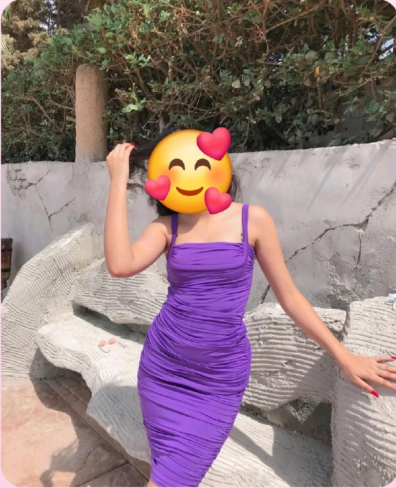 Robe violet 