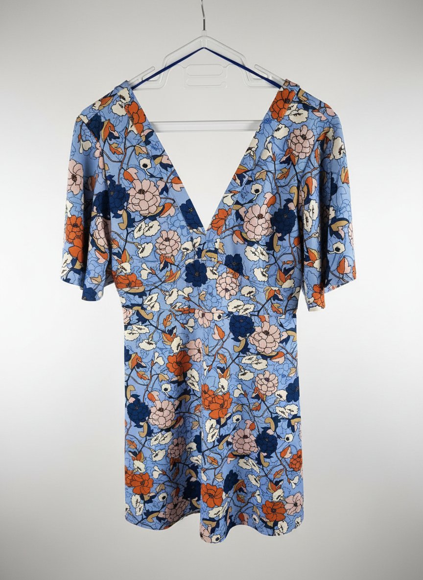 Robe courte zara au style vintage/ retro