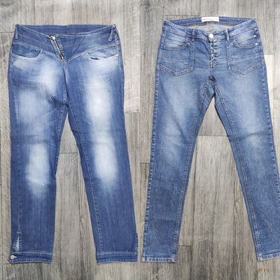 💥Buy 1👖 get 1 👖: Lot 2 pantalons jeans taille 42