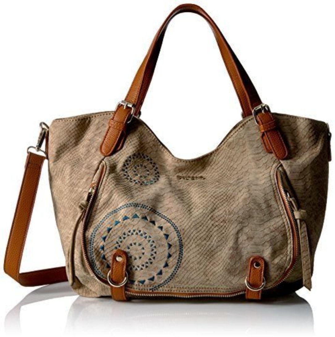 Desigual sac a main authentique en cuir marron 🍄‍🟫