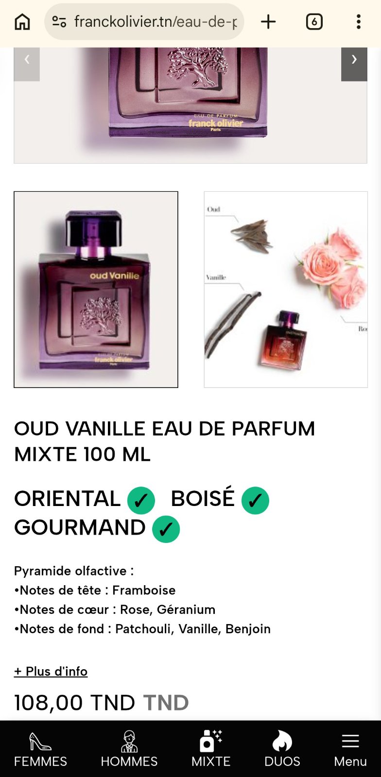 Franck Olivier Perfumes - sur commande