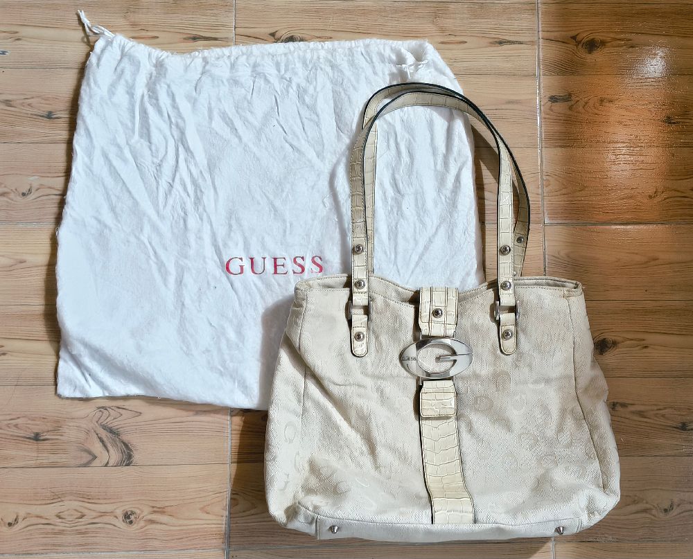 PRICE DOWN 👇 Vintage Y2K authentic GUESS❓ tote bag in perfect condition + dustbag