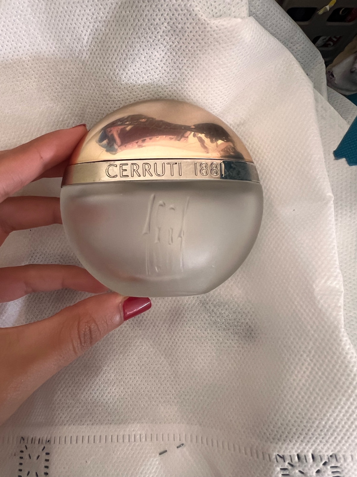 Flacon/bouteille vide parfum Cerruti 1881
