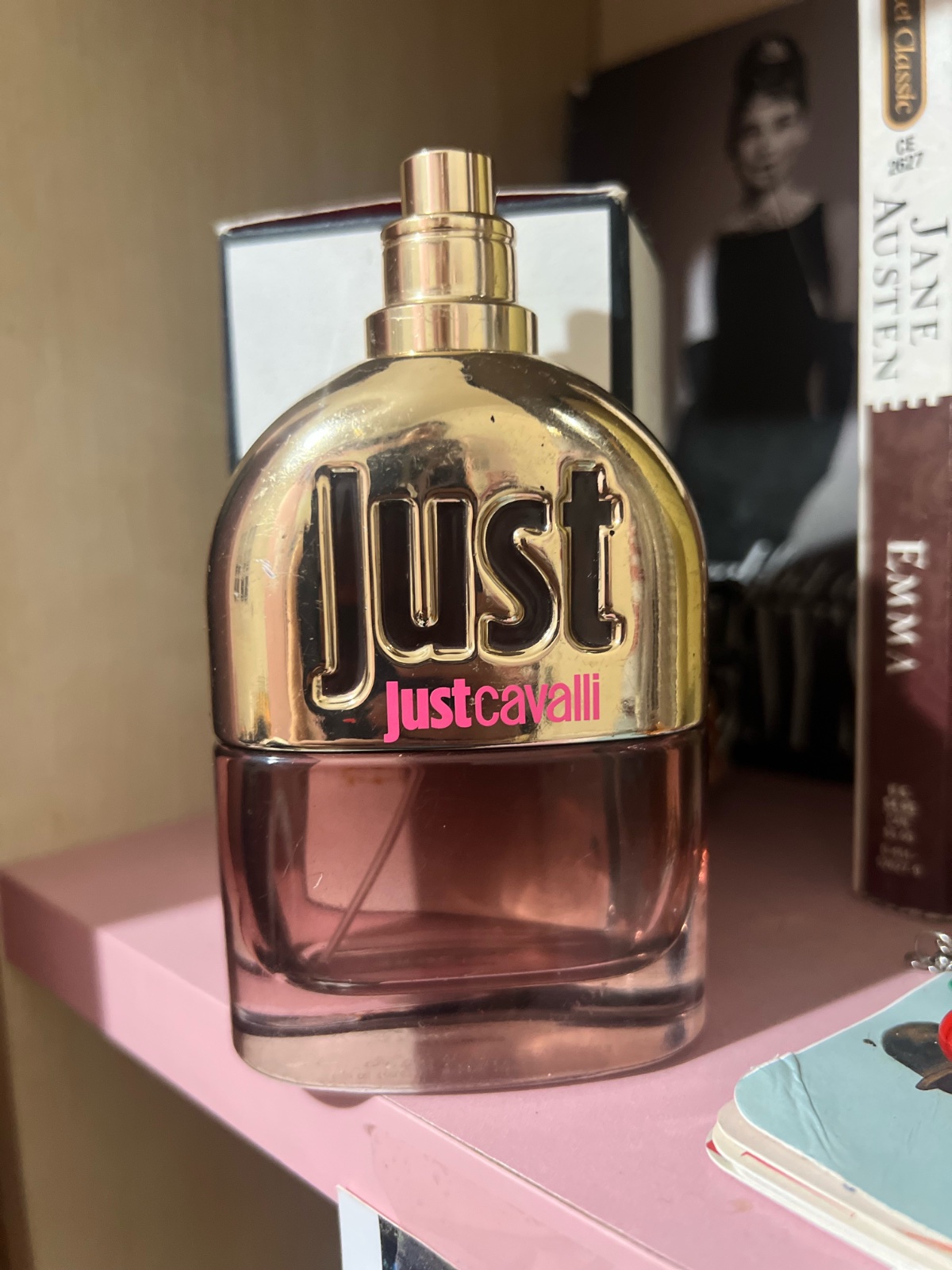 Flacon vide parfum just cavalli 