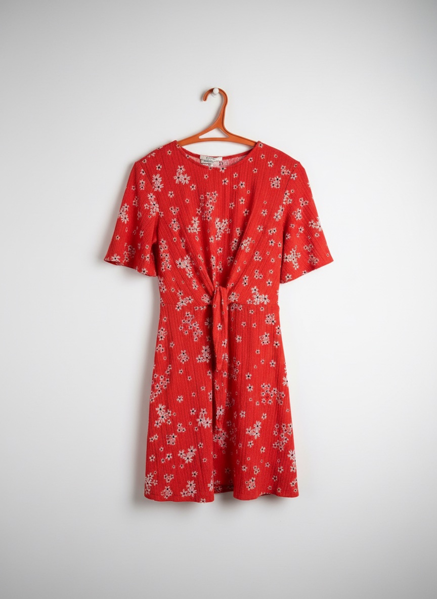 Robe florale de chez pull and bear