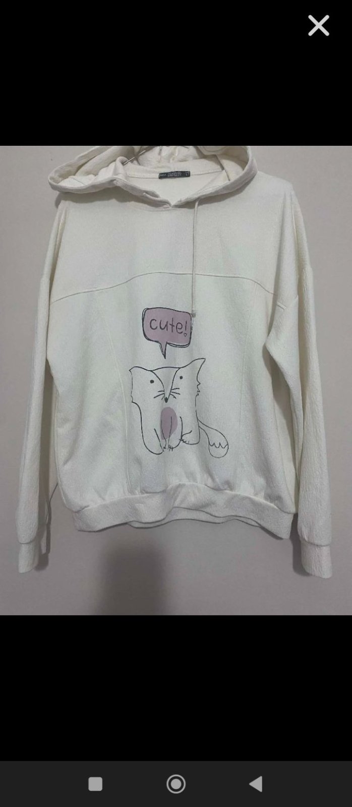 Pull blanc 