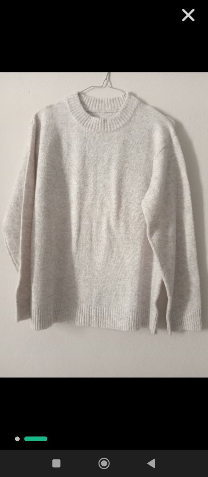 Pull gris clair neuf