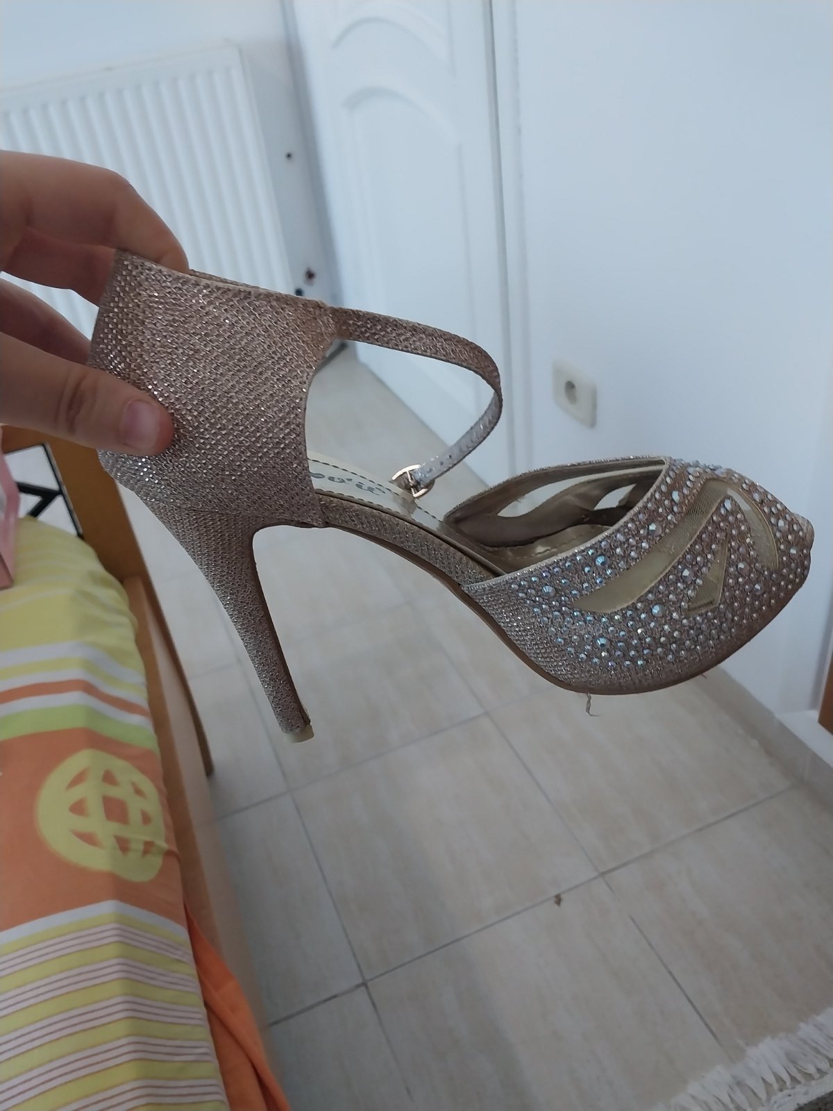 Sandale argent