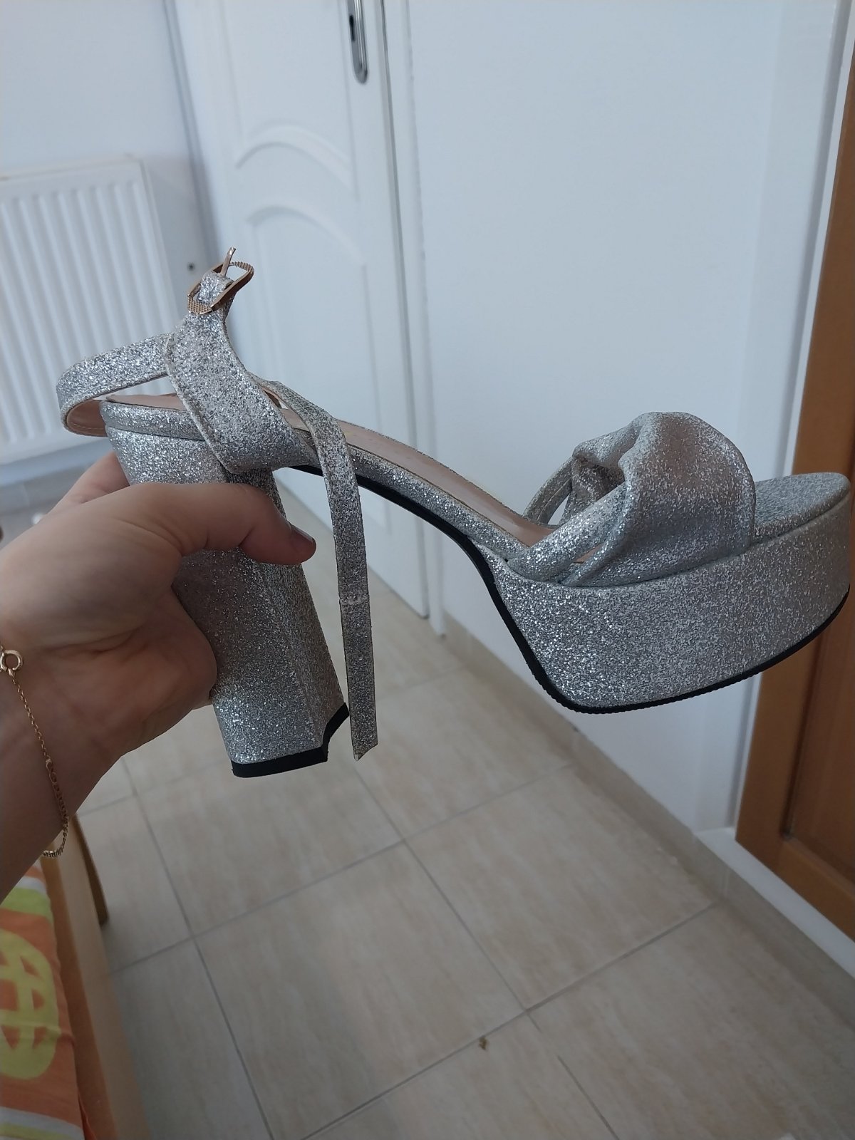 Sandale argent