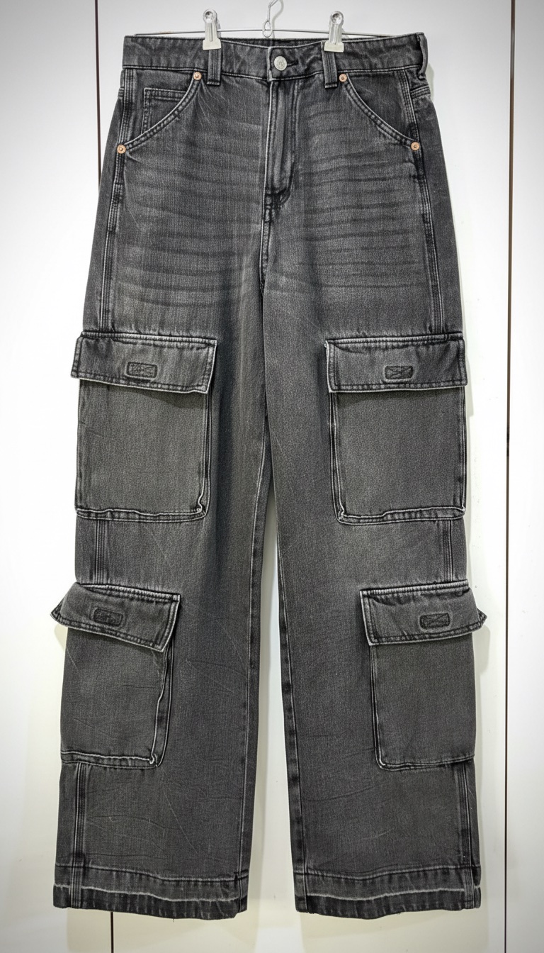Jean gris cargo