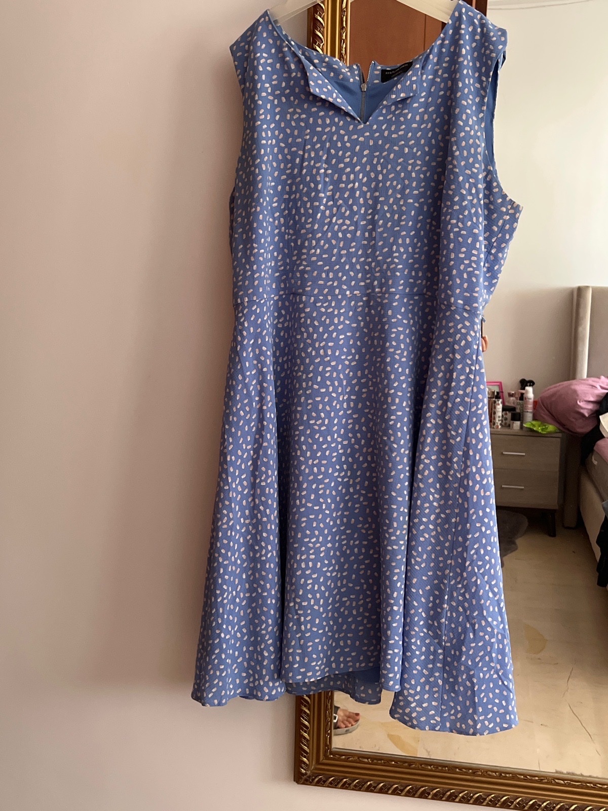 Robe bleue élégante