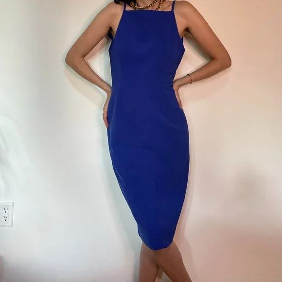 Robe H&M en bleu klein 