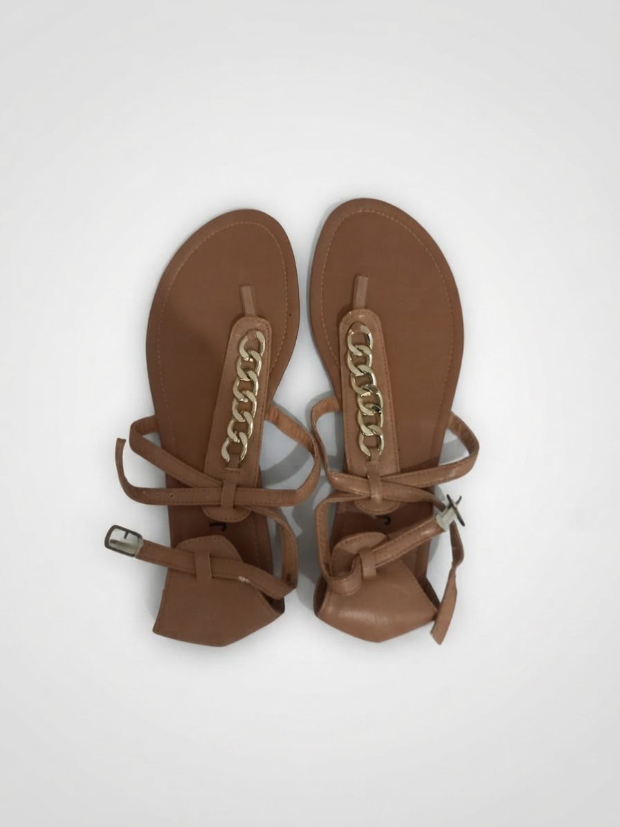 Sandales Femme en Camel Jamais Portées 👡🥿