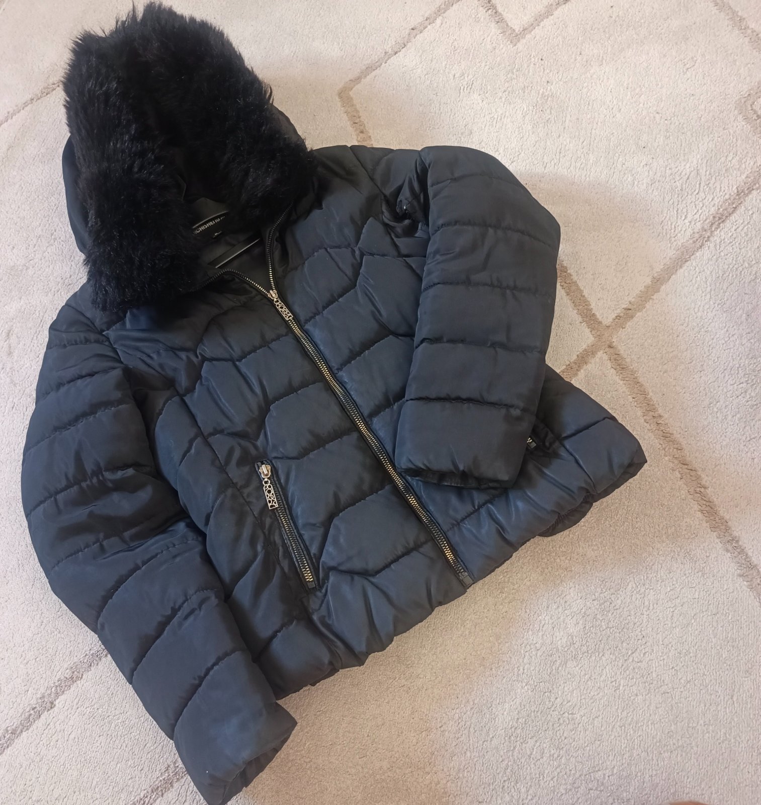Bombers noir avec capuche