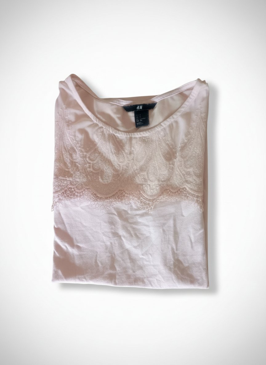 Pull rose poudré H&M