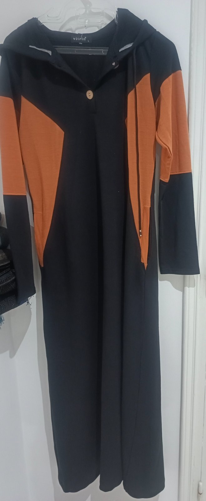 Robe tissu Jocking avec capuche